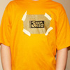 Teen-Beat t-shirt with metallic gold ink