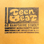 Teen-Beat rubber stamp bottom view