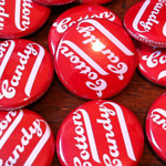 COTTON CANDY red badge