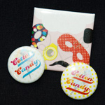 COTTON CANDY three badges